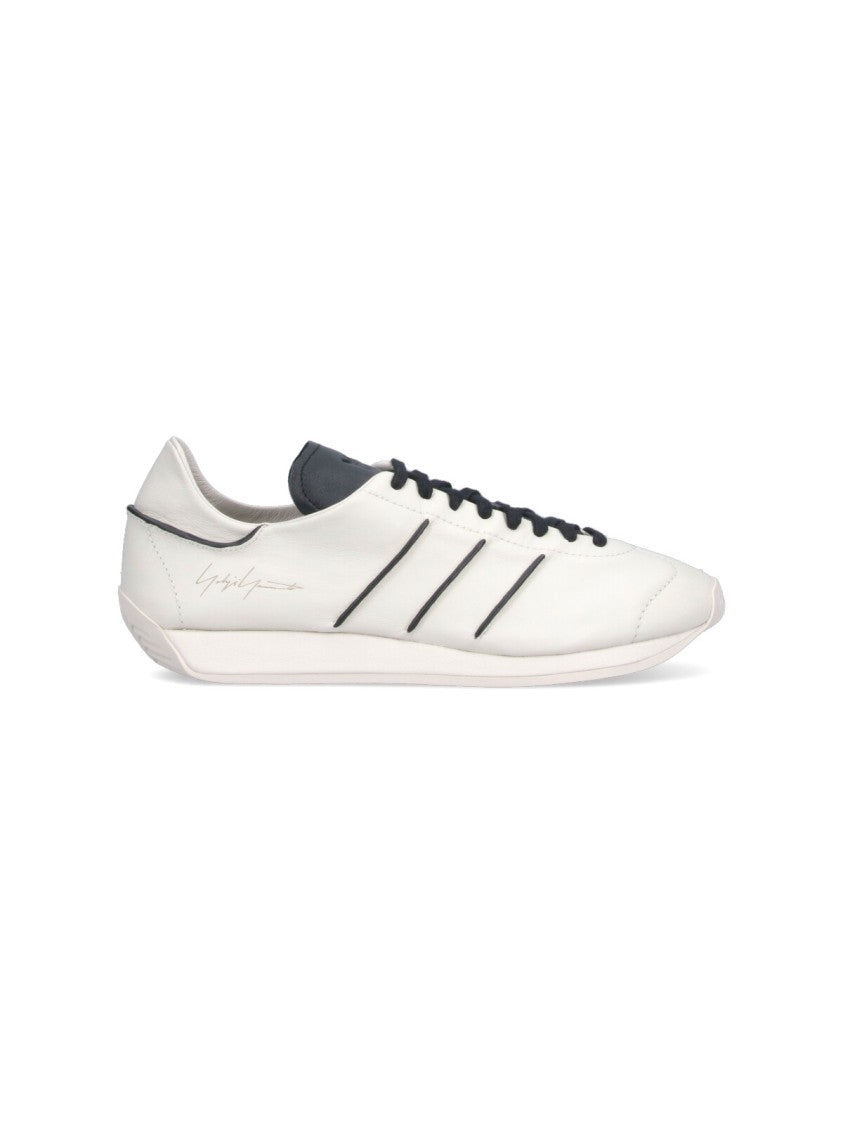 Y-3 "Country" Sneakers – White
