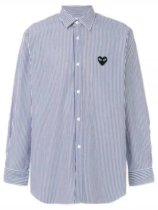 Comme Des Garçons Classic Striped Long-Sleeve Shirt With Button-Down Collar