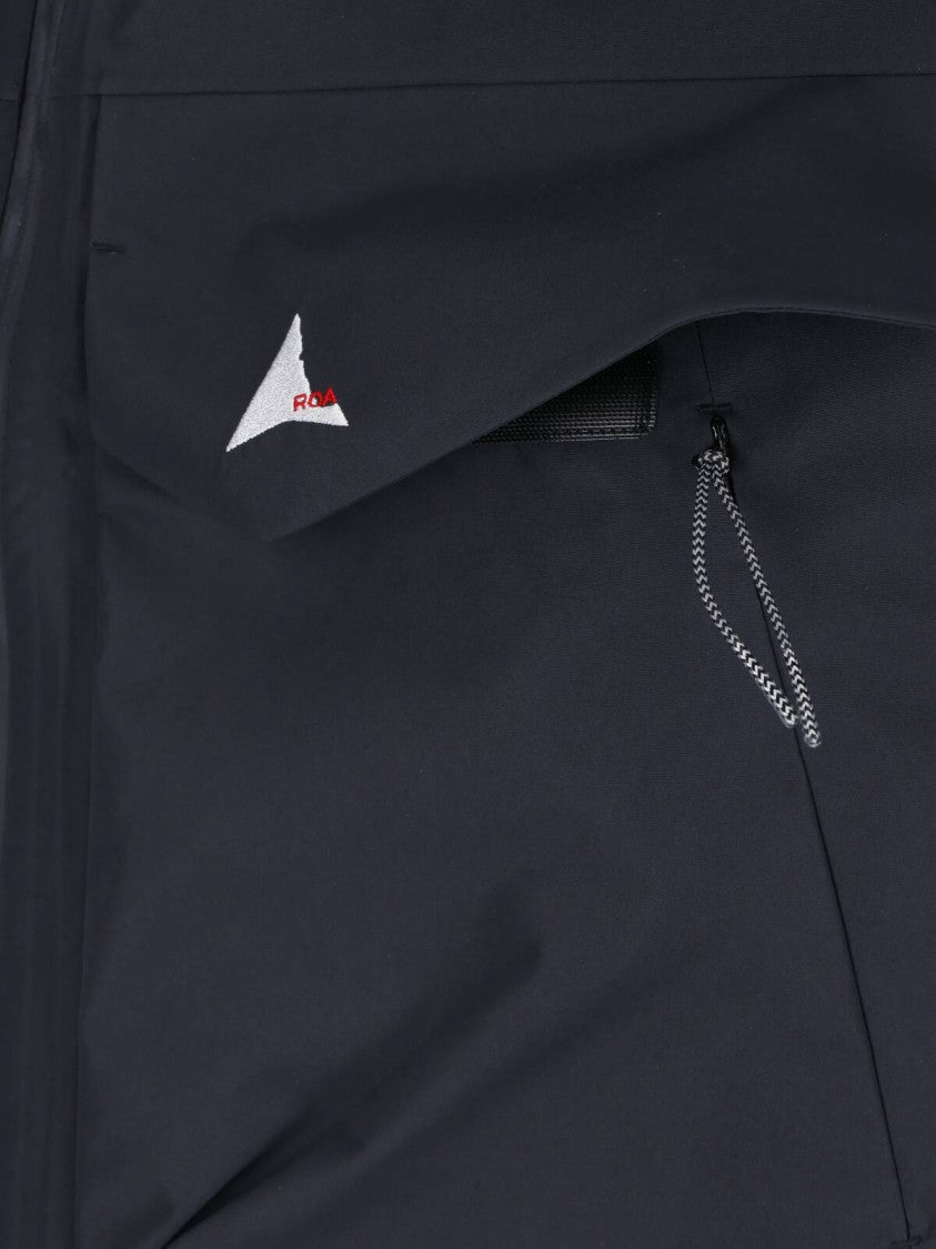 Roa Black Functional Adjustable Hooded Jacket