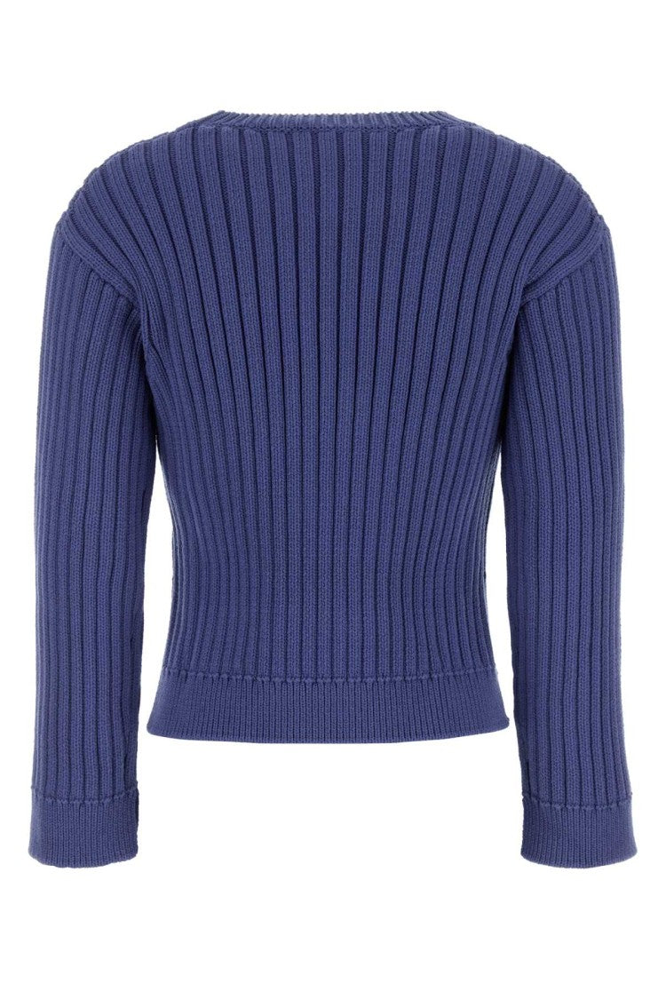 Marni Cerulean Cotton Blend Sweater