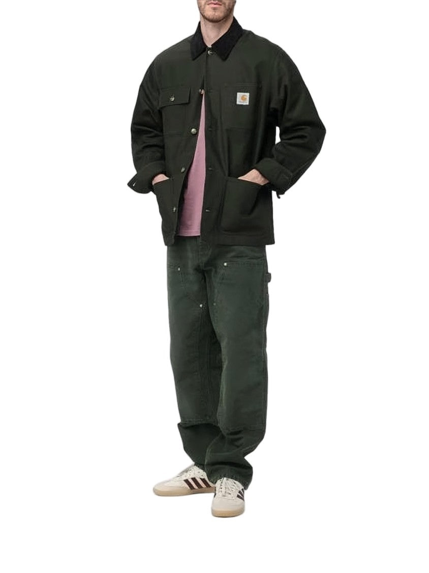 Carhartt Wip Boxy Dark Green Canvas Coat