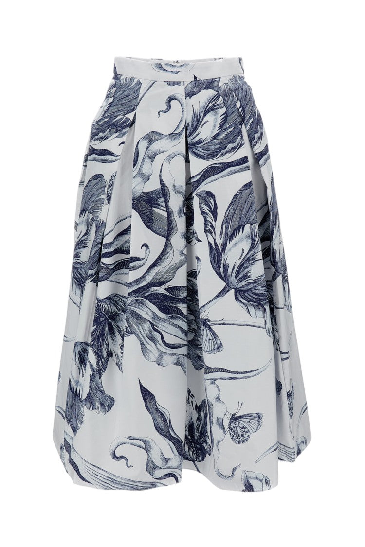 Erdem Pleated Midi Skirt
