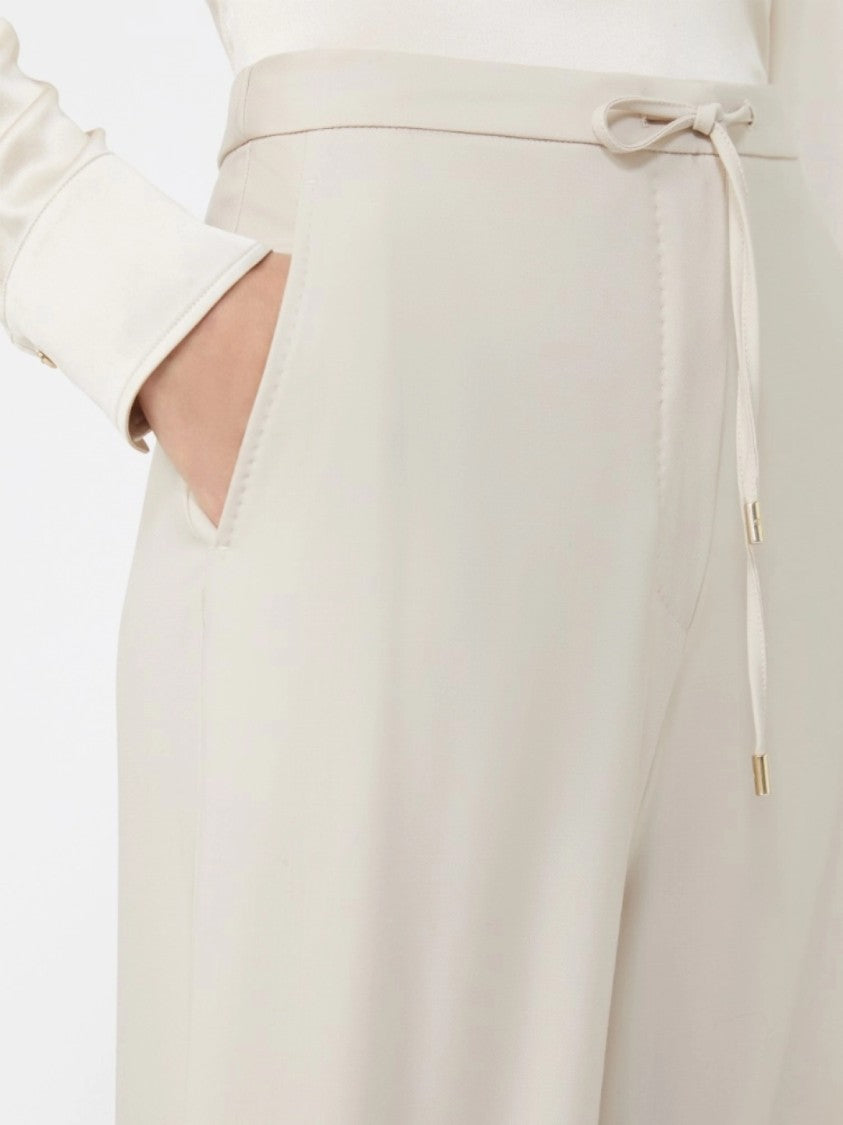 Max Mara Wide-Leg Trousers With High Waist And Design
