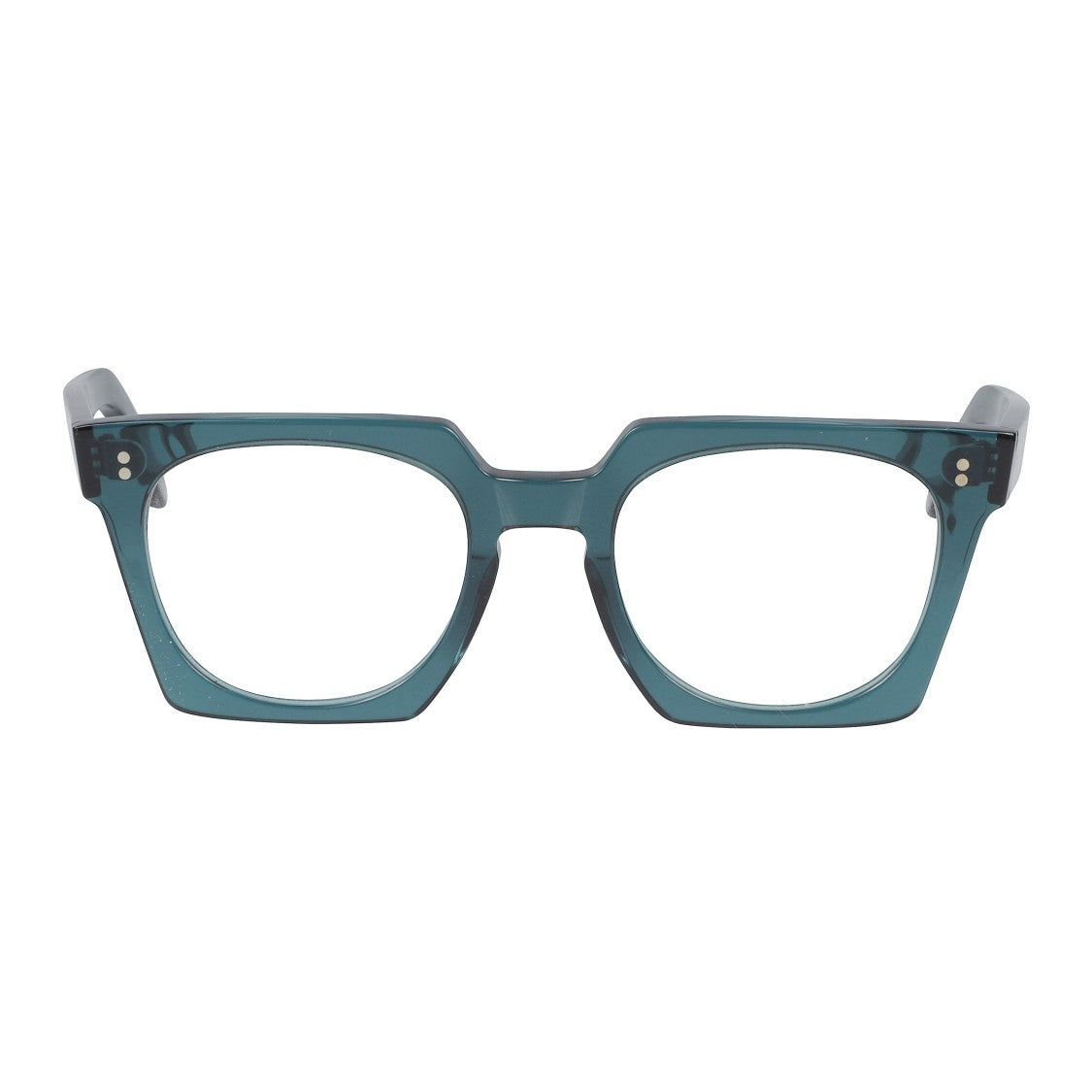 Kador Maya Translucent Teal Square Frame Kador Sunglasses