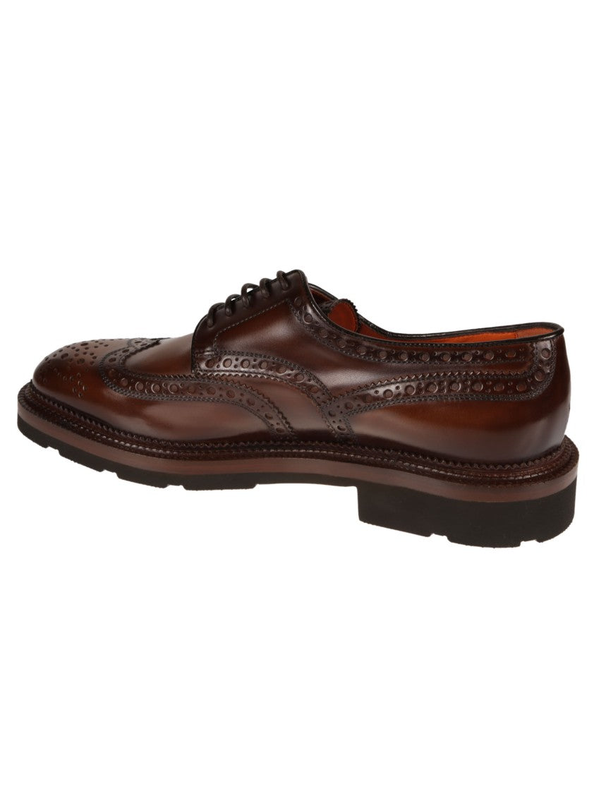 Santoni Emil Derbies Calf Leather Derby Shoes
