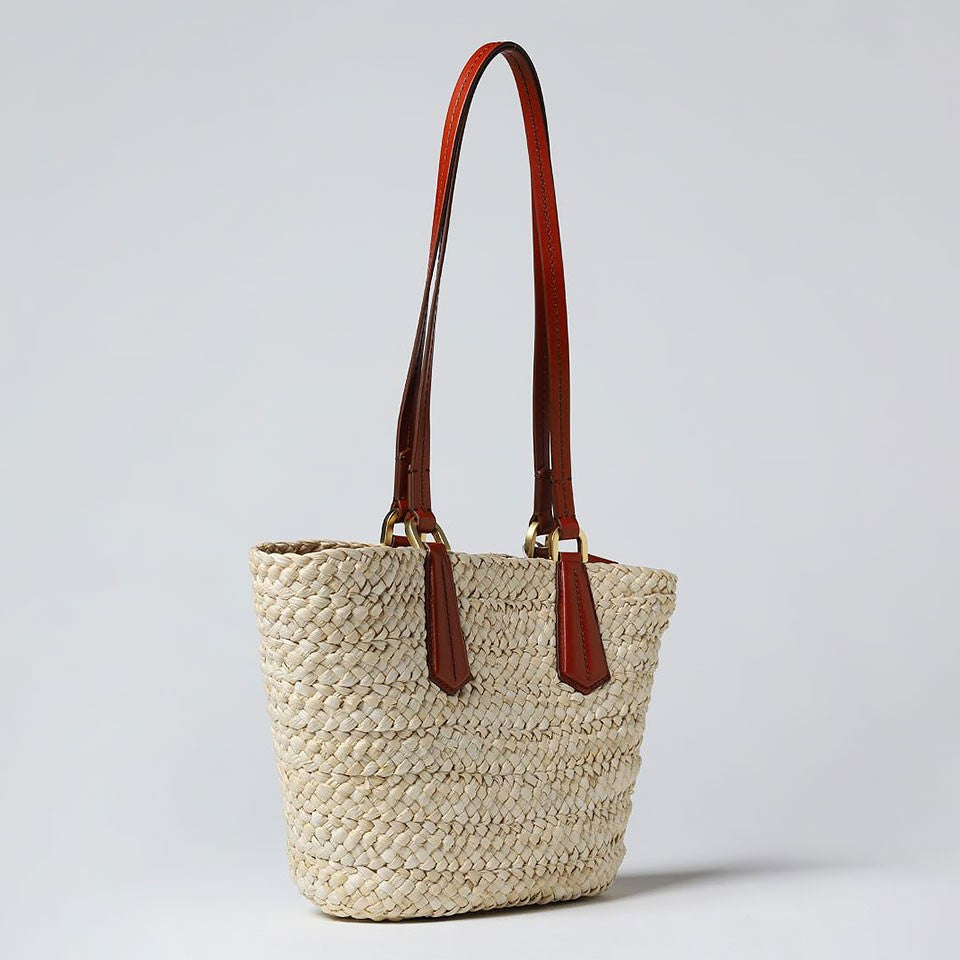 Max Mara Woven Straw Shoulder Bag