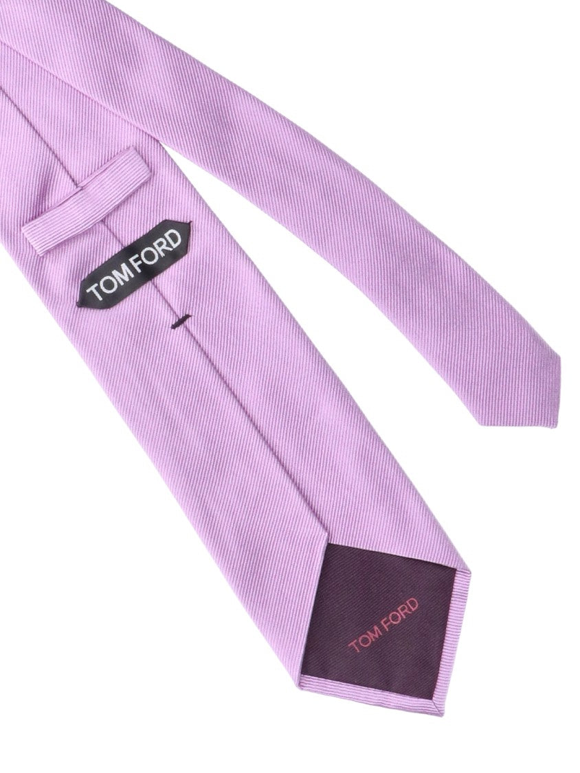 Tom Ford Adjustable Mulberry Silk Tie In Subtle Lavender