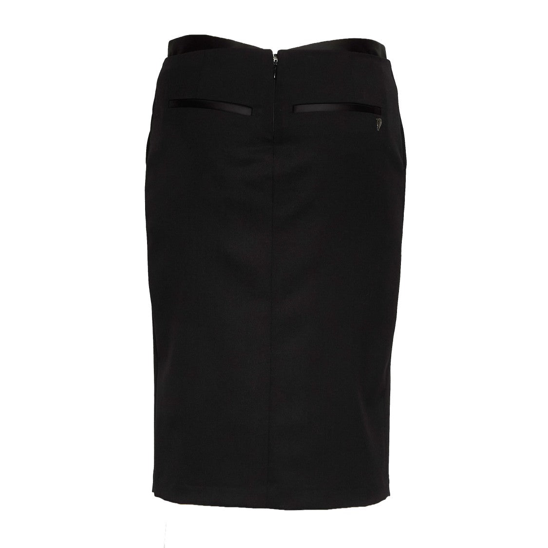 Dondup Wool Blend Slit Pencil Skirt