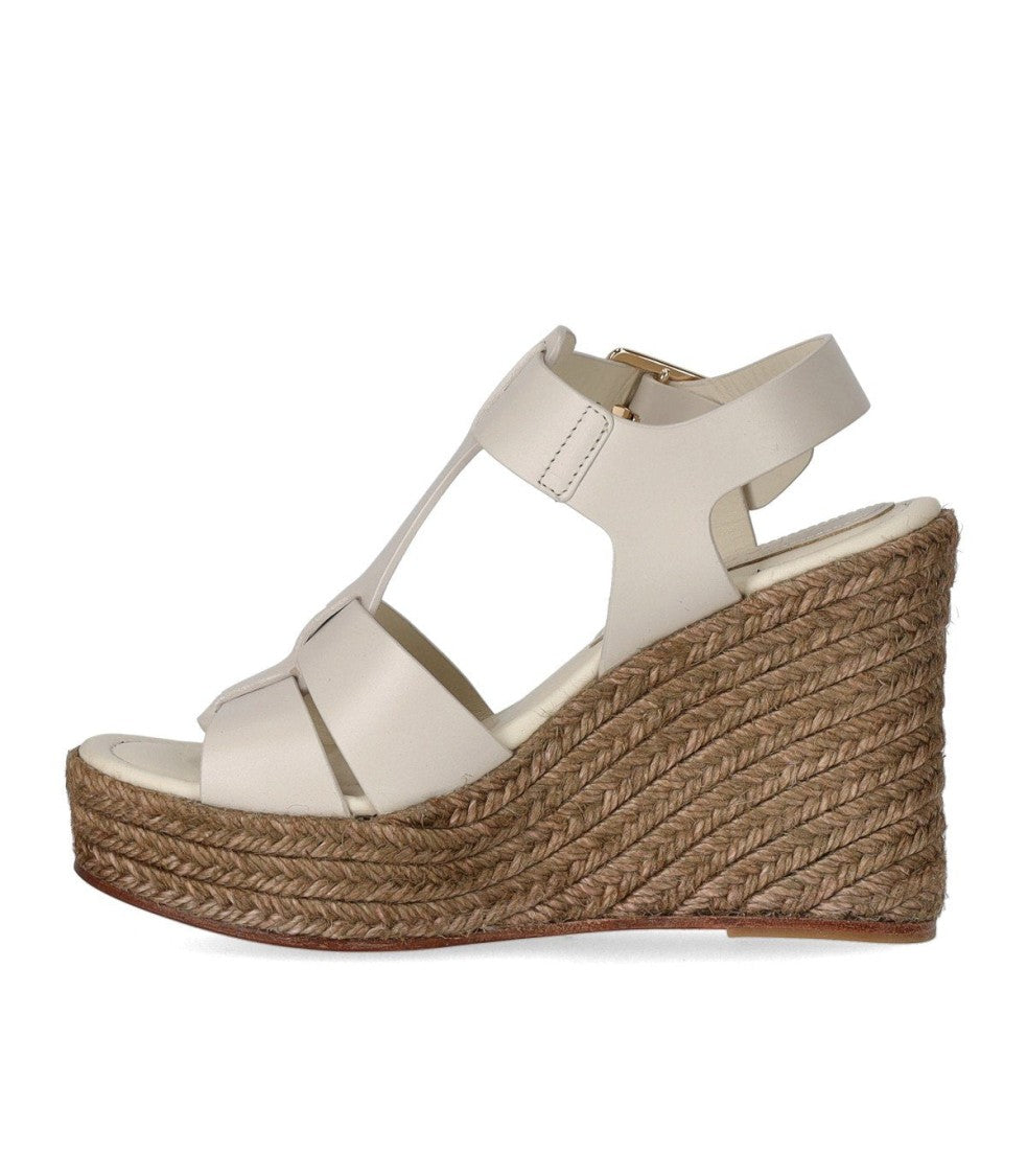 Paloma Barceló Alison White Wedge Sandal