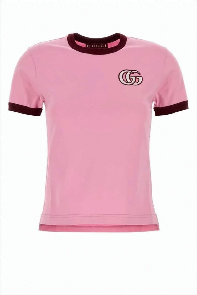 Gucci Fitted Short-Sleeved T-Shirt With Ribbed Trims