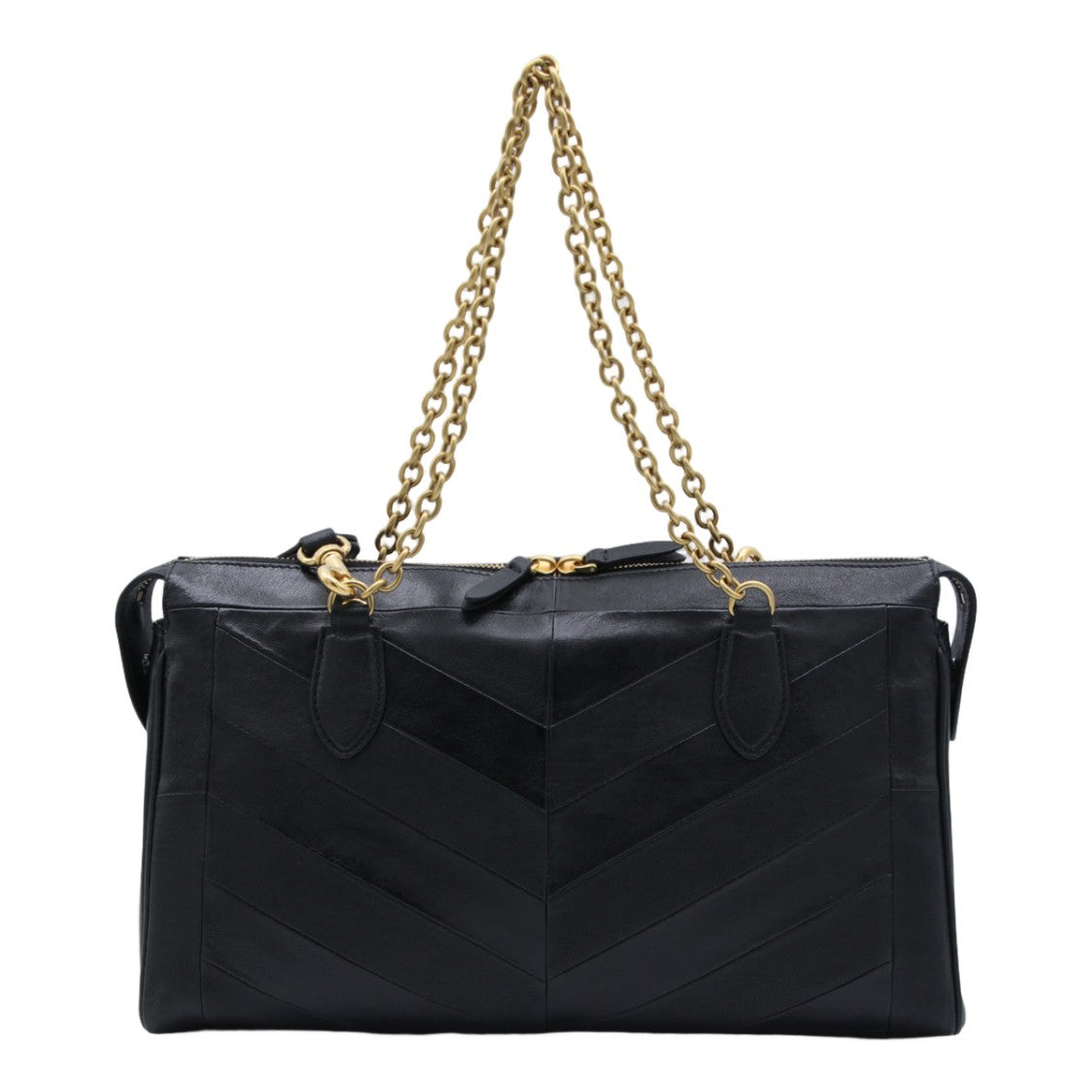 Valentino Garavani Structured Black Bag With Minimalist Design