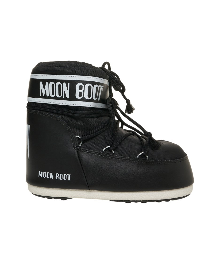 Moon Boot Padded Shaft Ankle Boots With Rugged Sole
