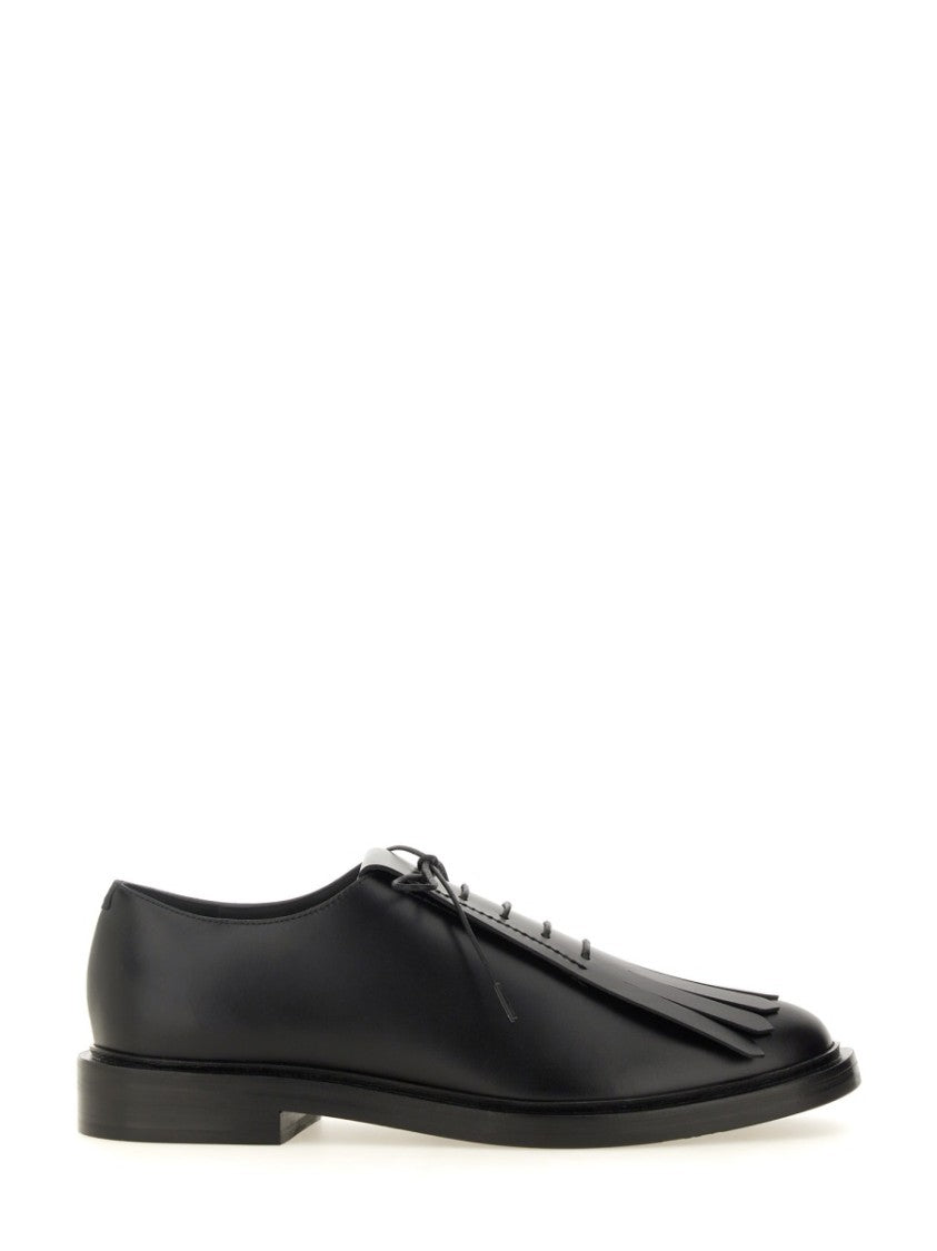 Max Mara Polished Calf Leather Derby Shoes
