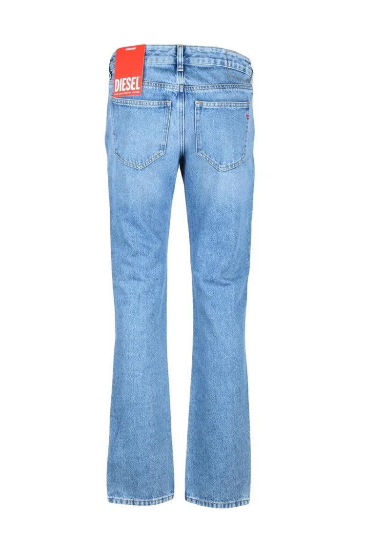 Diesel Light Blue Cotton Women's Low Waist Jeans