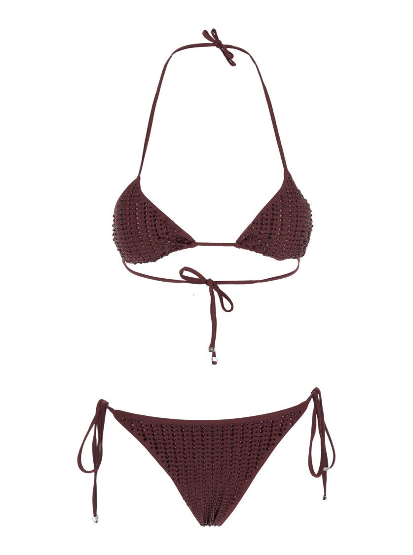 Venuja Bordeaux Bikini With Tie Closure