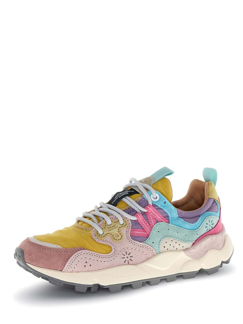Flower Mountain Pastel Multi-Layered Sneakers With Chunky Sole