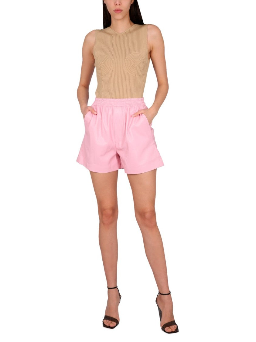 Nanushka Sleeveless V-Neck Ribbed Top