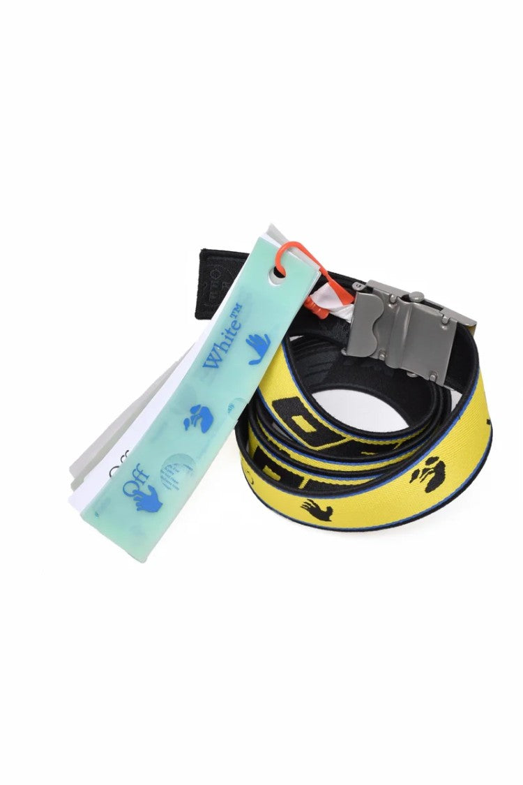 Off-White Logo Belt - Yellow/Black