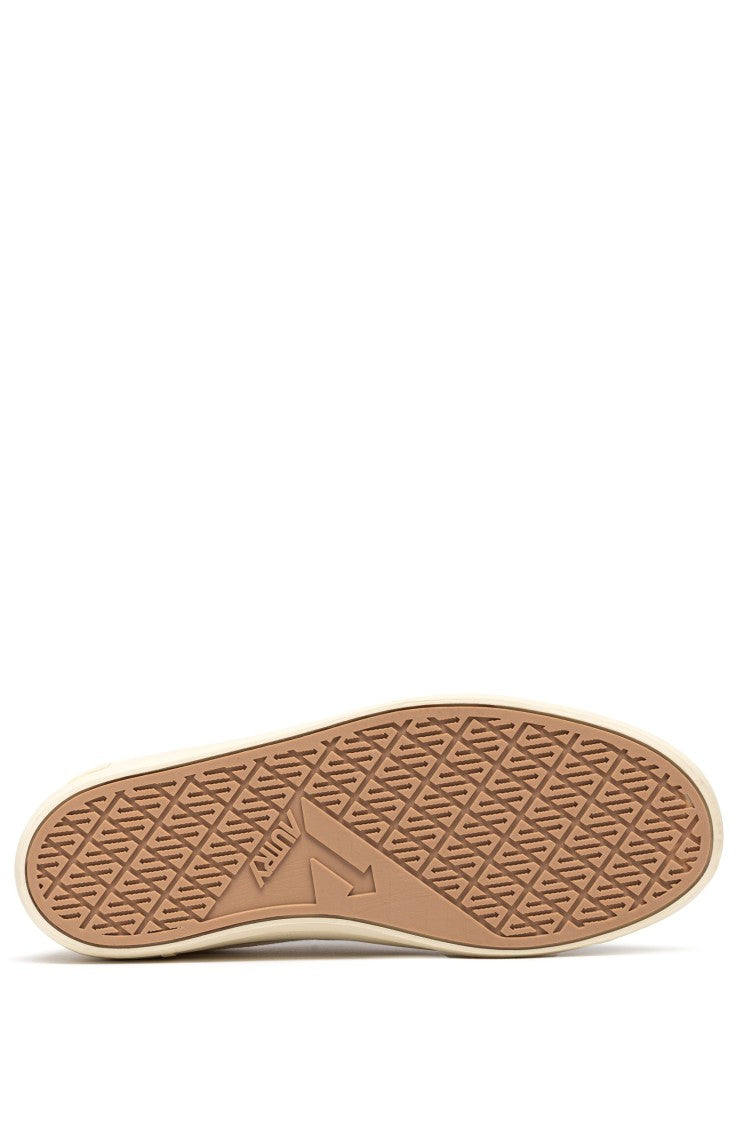 Autry Cream Windscape Suede Canvas Sneakers