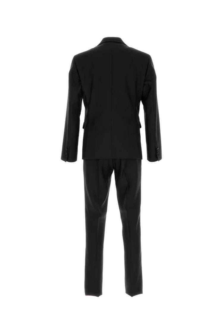 Dsquared2 Black Virgin Wool Blend London Suit