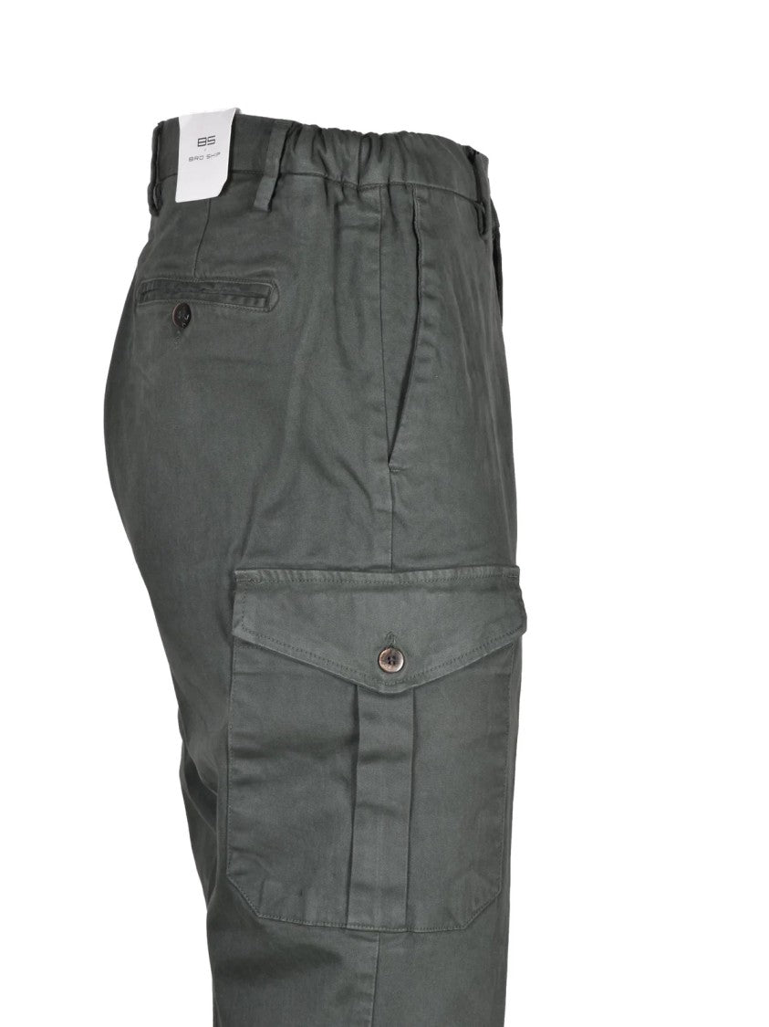 Bro Ship Cargo Trousers With Multiple Pockets And Dynamic Fit