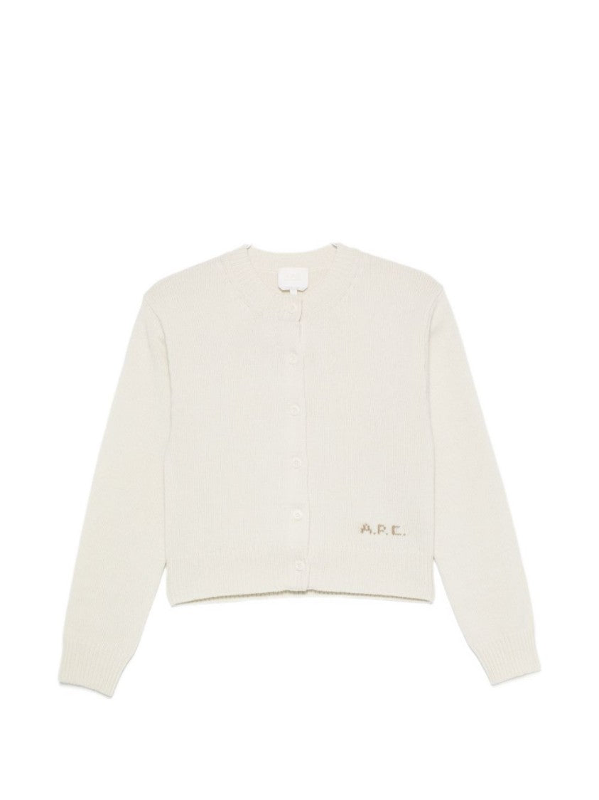 A.P.C. Lila Crew Neck Cardigan