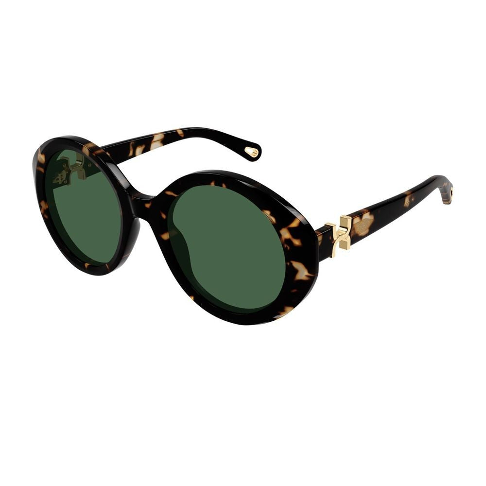 Chloé Ch0332s Marcie-Linea Chloé Round Dark Havana Acetate Sunglasses