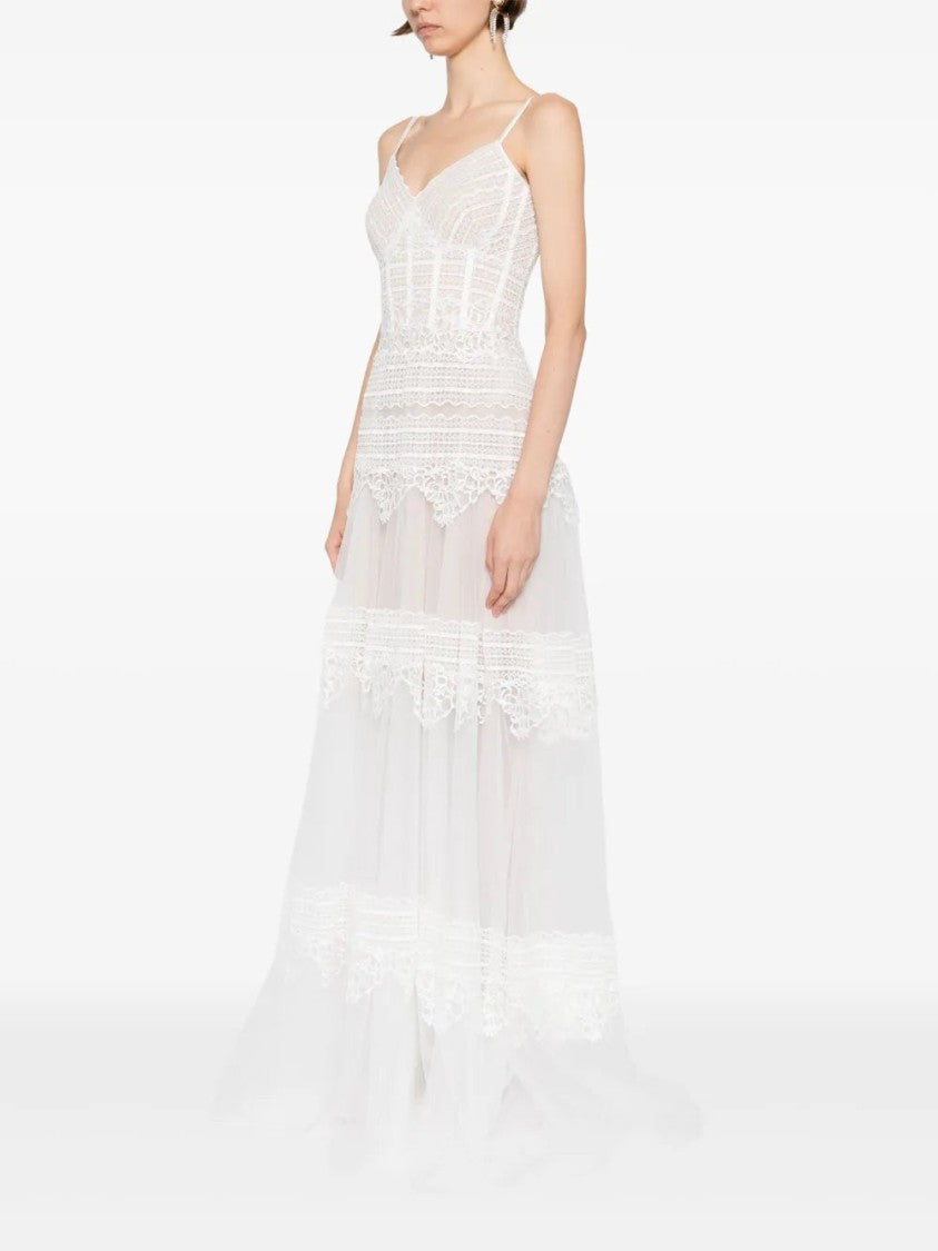 Saiid Kobeisy Lace Long Dress