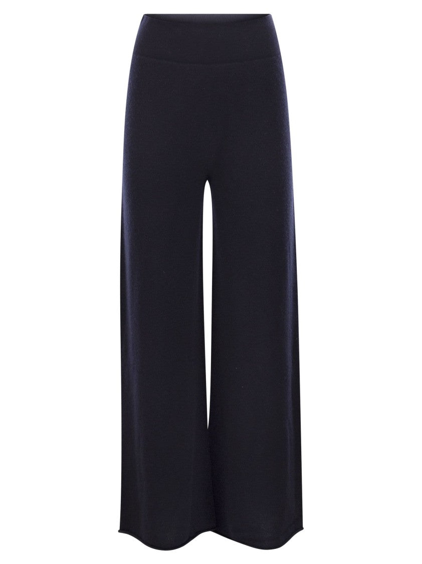 Vanisé Cashmere Wide-Leg Trousers