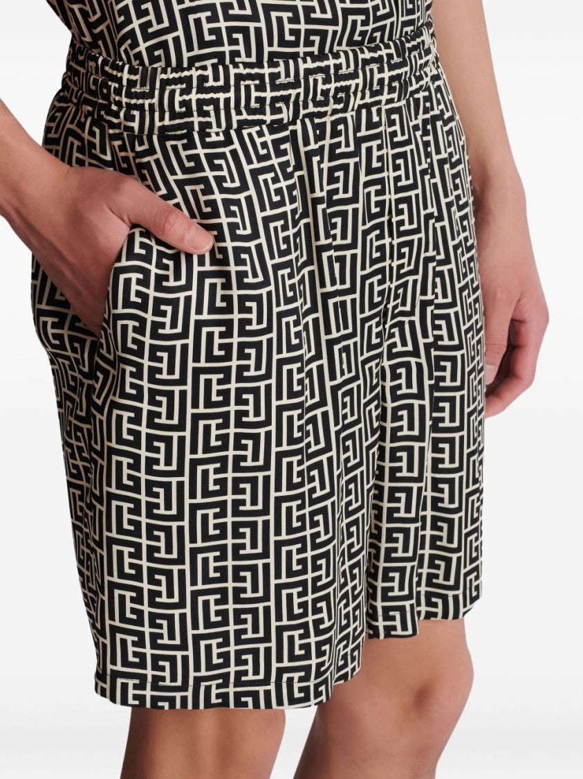 Balmain Silk And Nylon Lightweight Casual Shorts