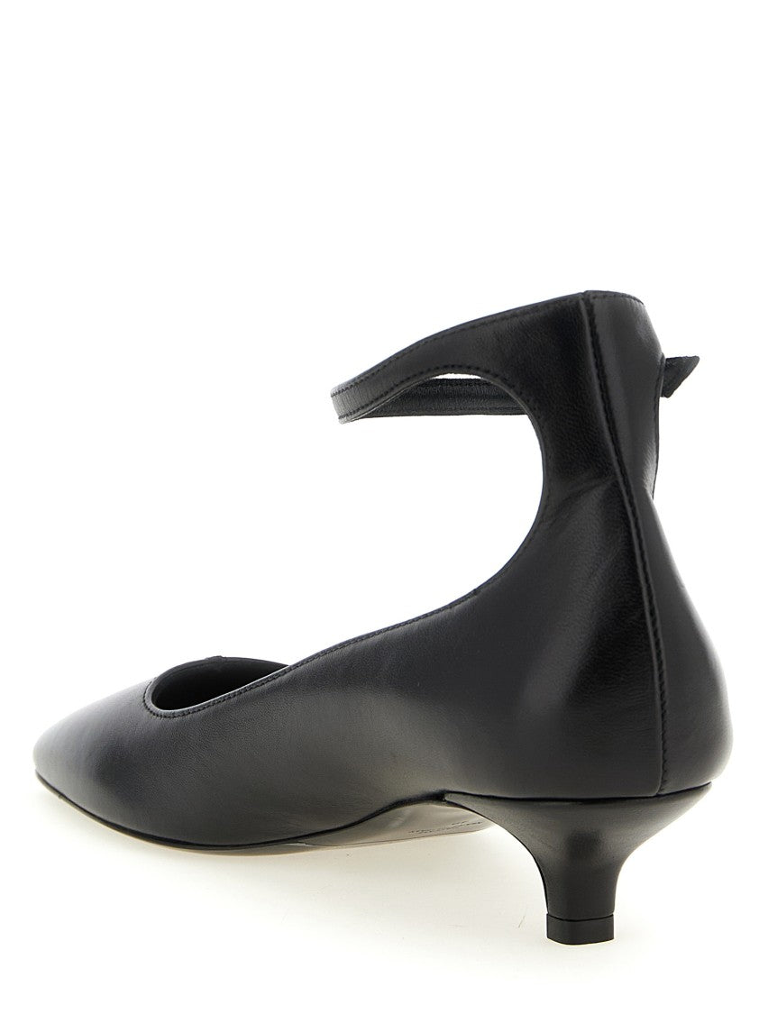 Totême Nappa Leather Pumps With Square Toe