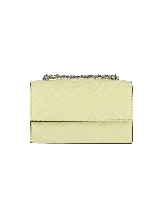 Tory Burch "Fleming" Small Shoulder Bag – Yellow