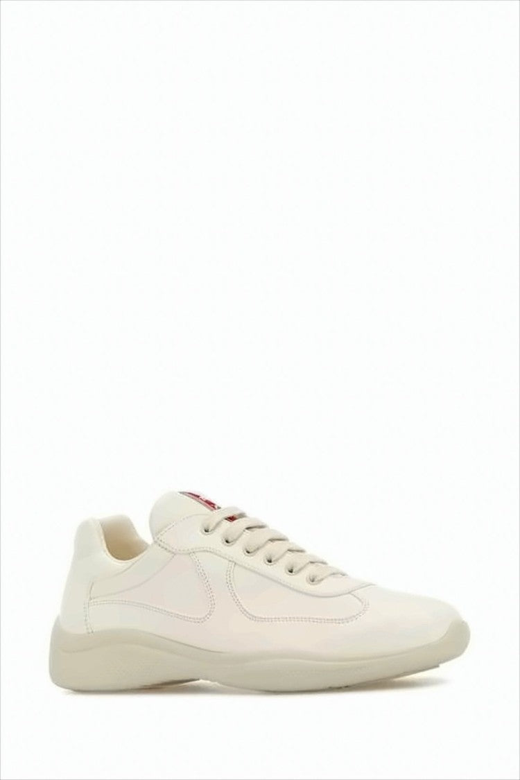 Prada Lambskin Leather Sneakers