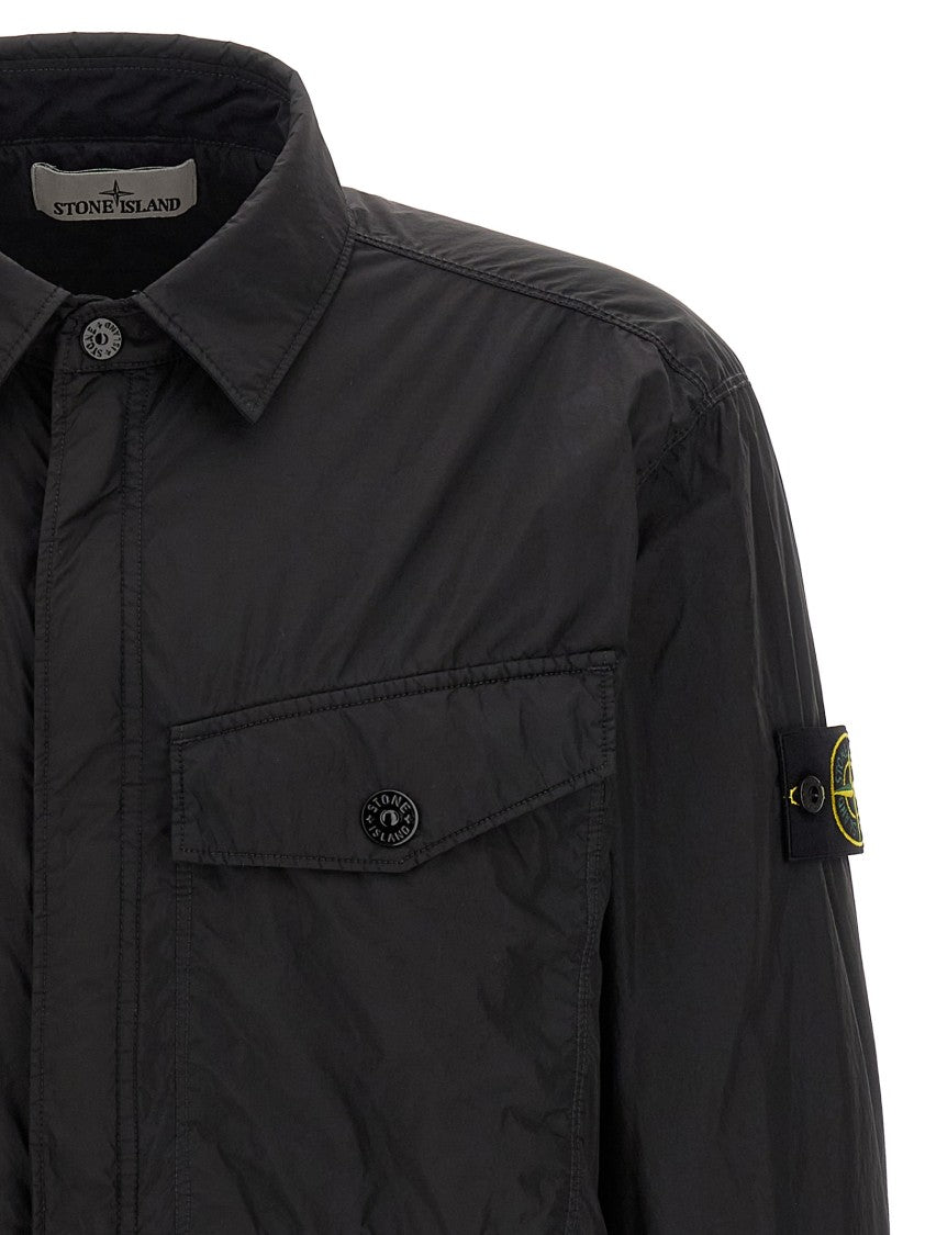 Stone Island Garment Dyed Crinkle Reps Ny' Jacket