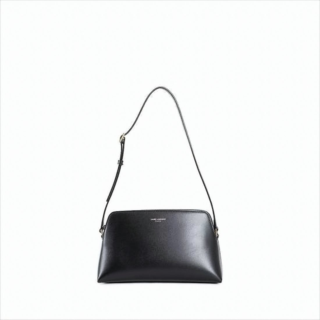 Saint Laurent Rectangular Calf Leather Shoulder Bag With Adjustable Strap