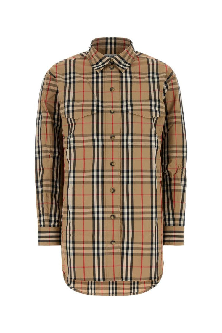 Burberry Embroidered Cotton Shirt