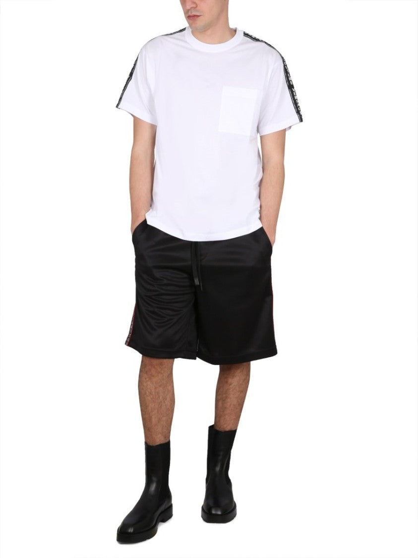 Versace Jeans Couture Tape Logo Shorts