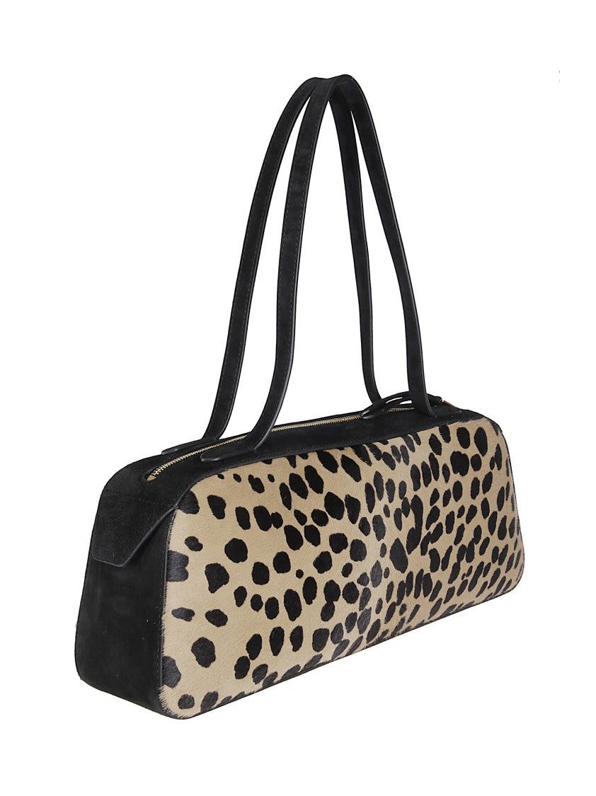 Khaite Baguette-Shaped Shoulder Bag With Spotted Calfskin
