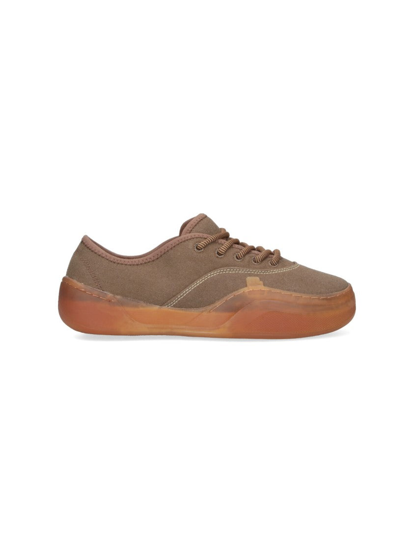 Erl "Camino Low Skate" Sneakers – Brown