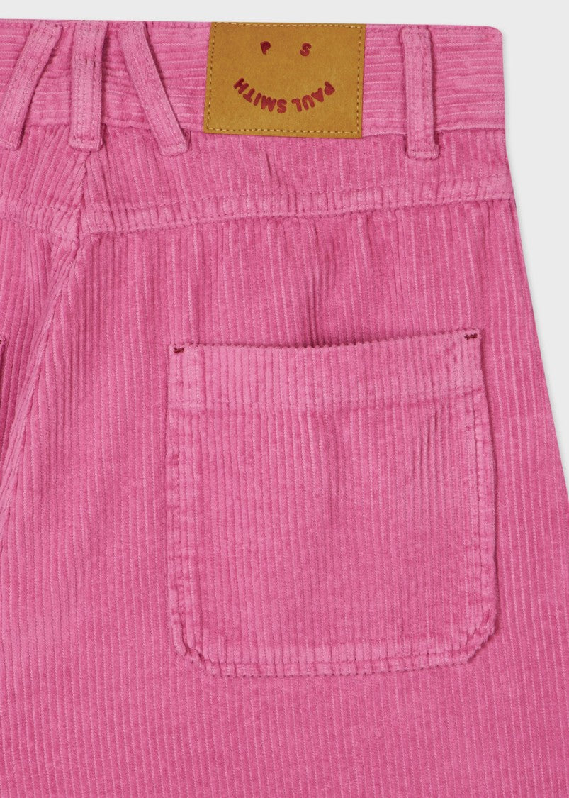 Paul Smith Corduroy Trousers With Barrel Leg Shape