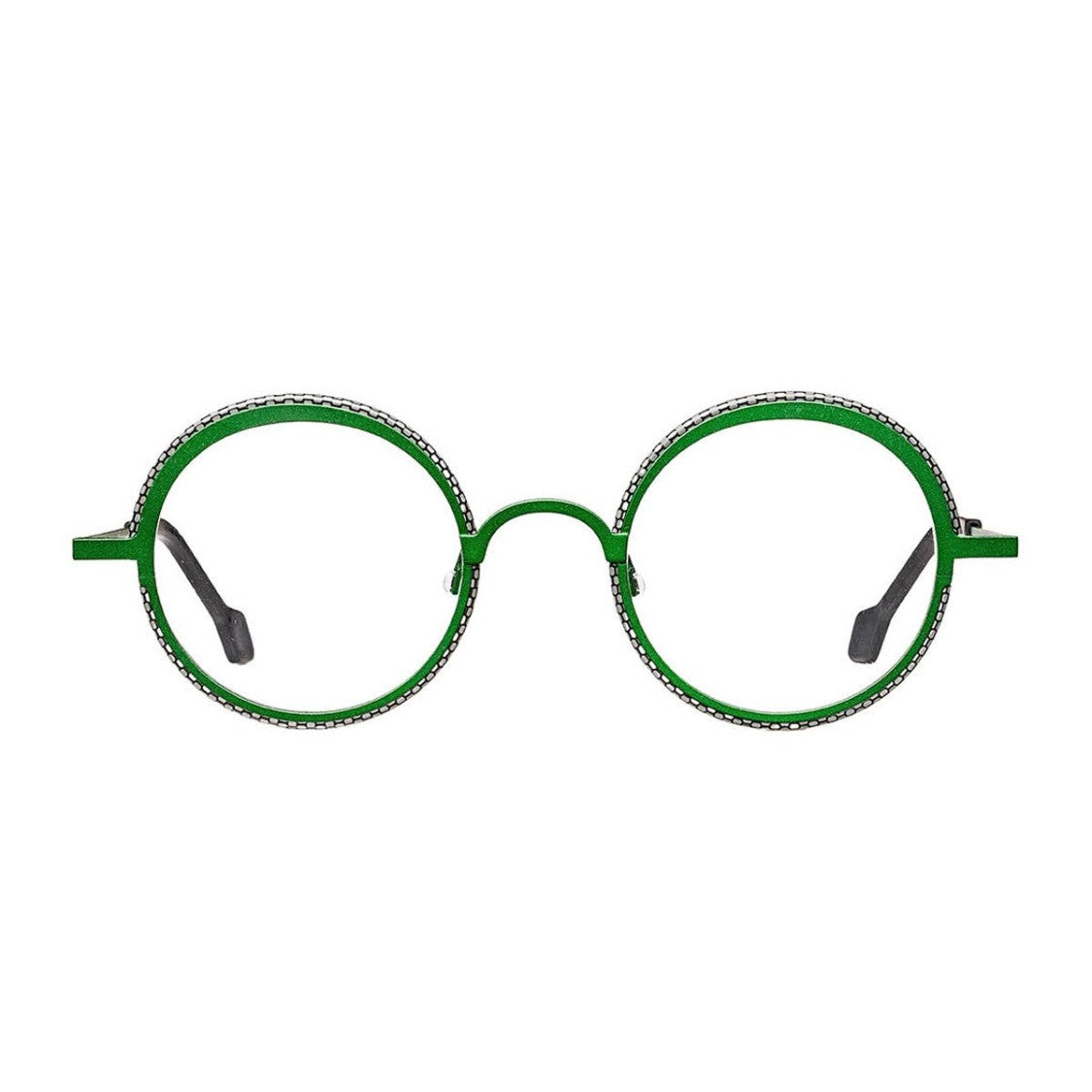Matttew Green Ellipsis Titanium Round Sunglasses