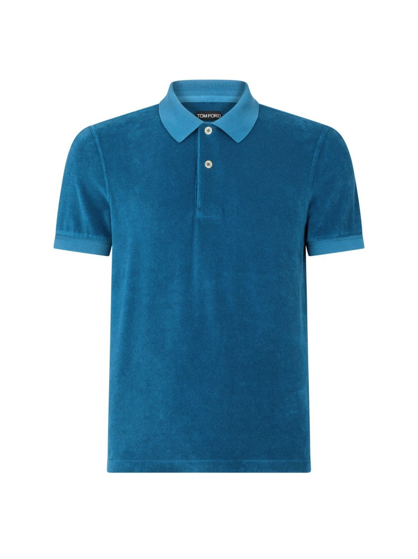 Tom Ford Soft Cotton-Nylon Blend Polo Shirt