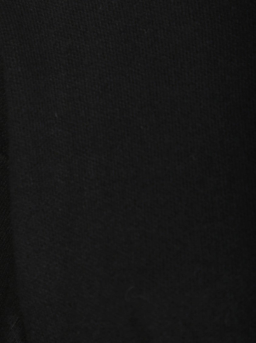 Daniele Fiesoli Black Oversized Sweater With Dropped Shoulder Design