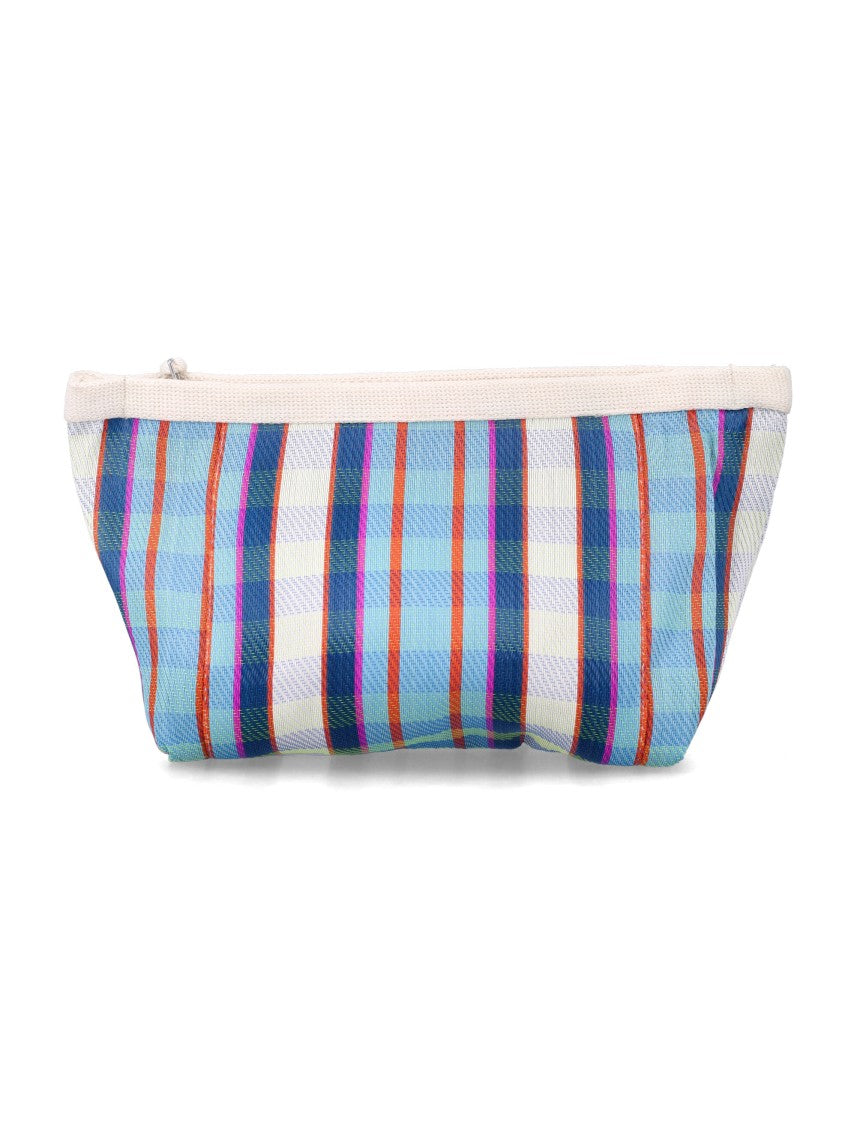 Isabel Marant Striped Nylon Clutch