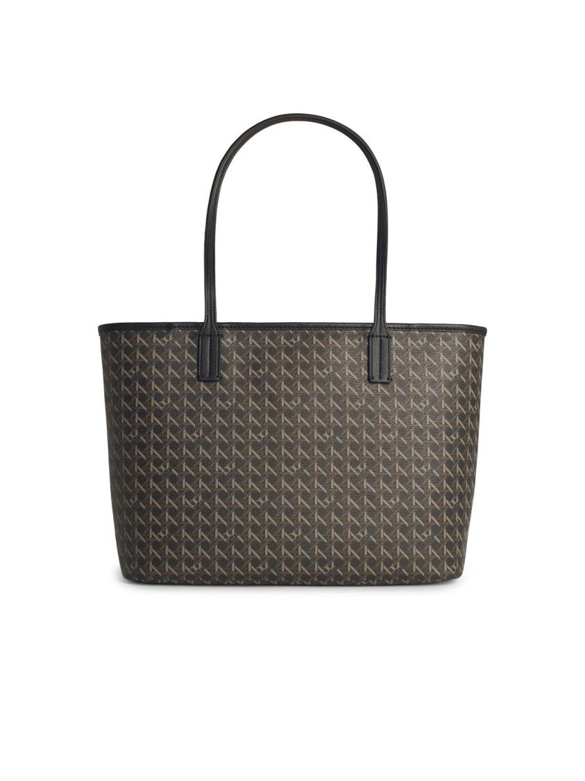 Tory Burch Ever-Ready' Small Black Fabric Shopping Bag