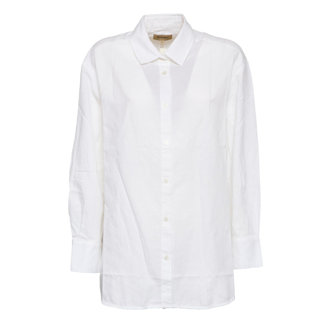 Woolrich Cotton Linen Boyfriend Shirt