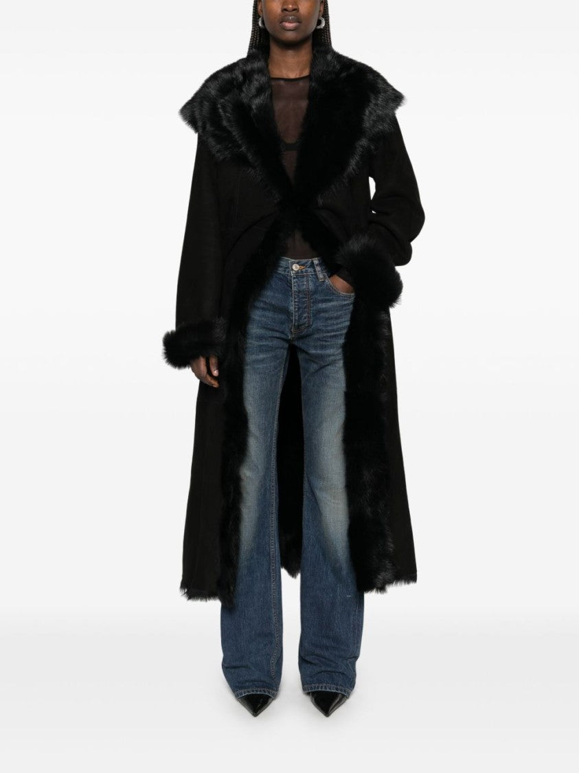 Balenciaga Low-Waist Blue Cotton Twill Straight Jeans