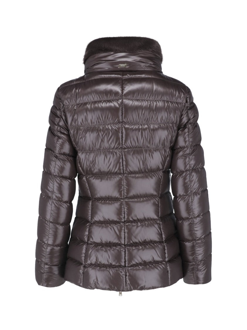 Herno Brown Claudia Waterproof Down Jacket