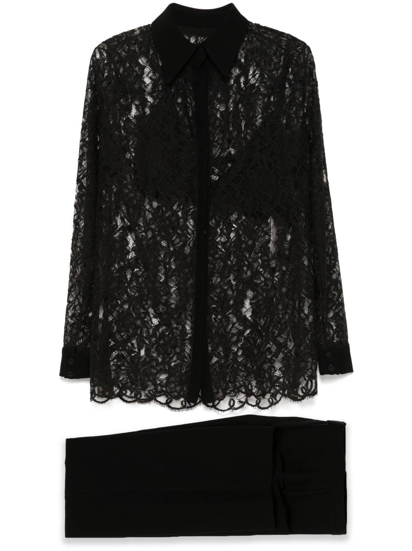Saiid Kobeisy Lace Chemise With Pants