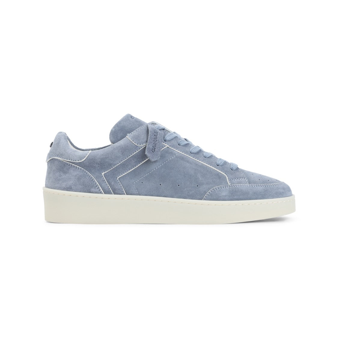 Canali Low-Top Blue Suede Sneakers